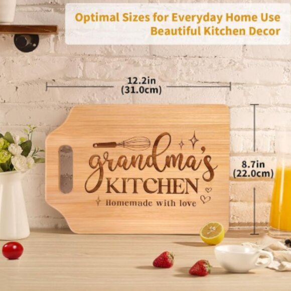 Grandma Bamboo Cutting Board! NWT - Picture 3 of 9